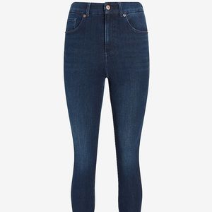 High waist dark jeans, express, size large